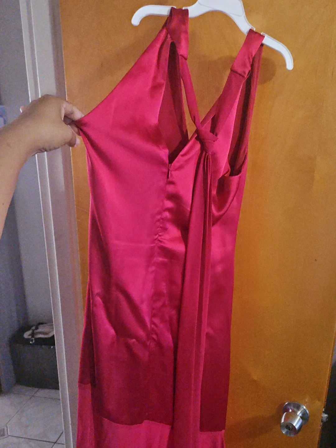 Steve Madden Red Satin Dress