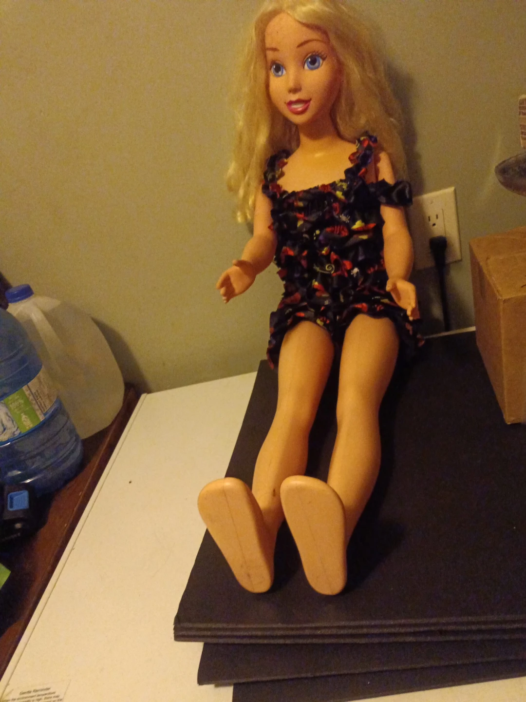 Large Blonde Play Doll