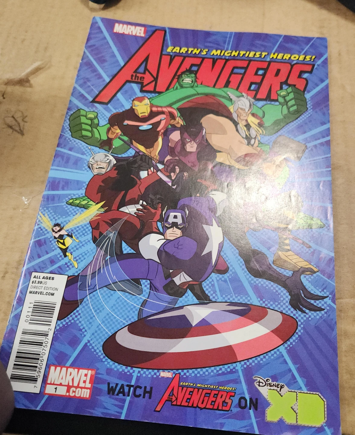 Marvel The Avengers Earth's Mightiest Heroes Comic Book