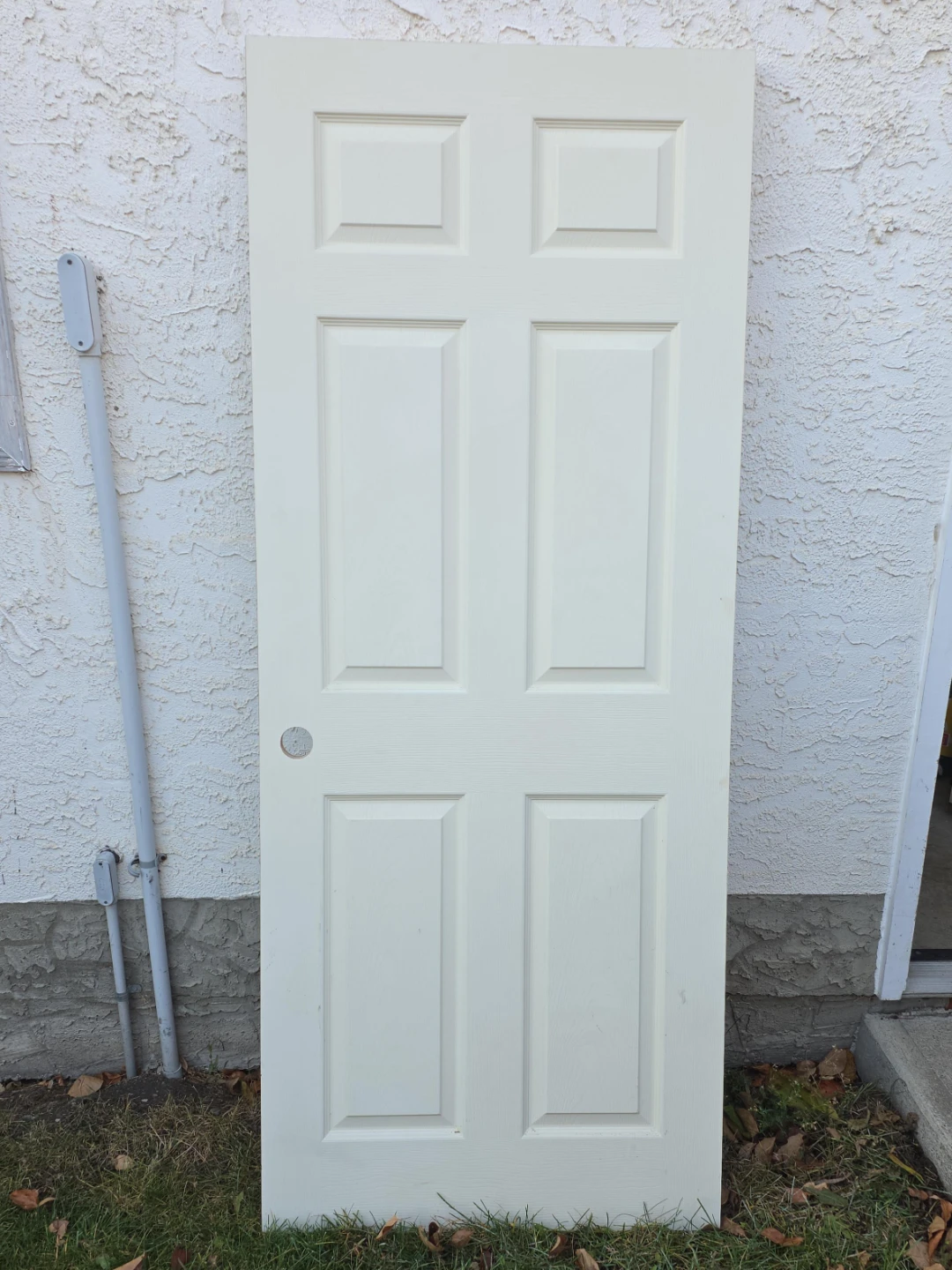 Six-Panel White Interior Door