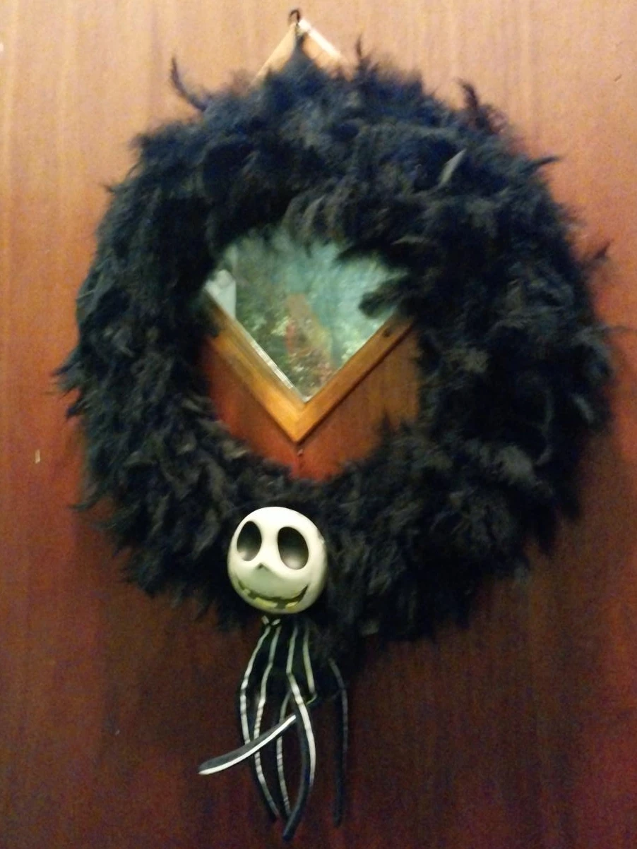 Halloween Nightmare Before Christmas Jack Skellington Wreath