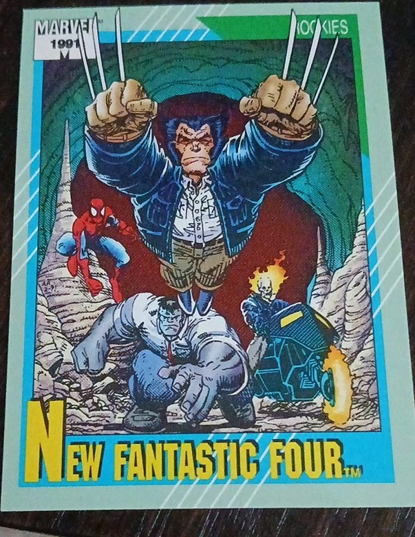 1991 Marvel New Fantastic Four Trading Card