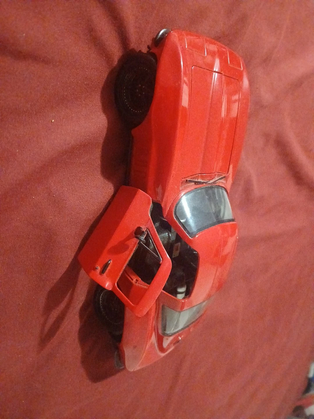 Red Corvette Stingray Model Car