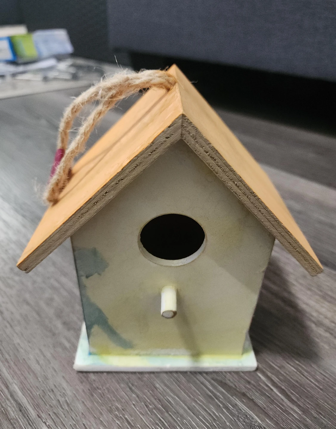 Small Decorative Wooden Birdhouse