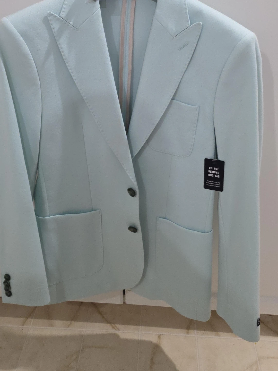 Express Mens Light Blue Blazer