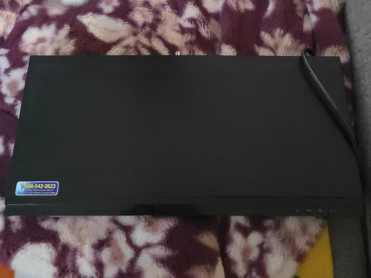 Black DVD Player