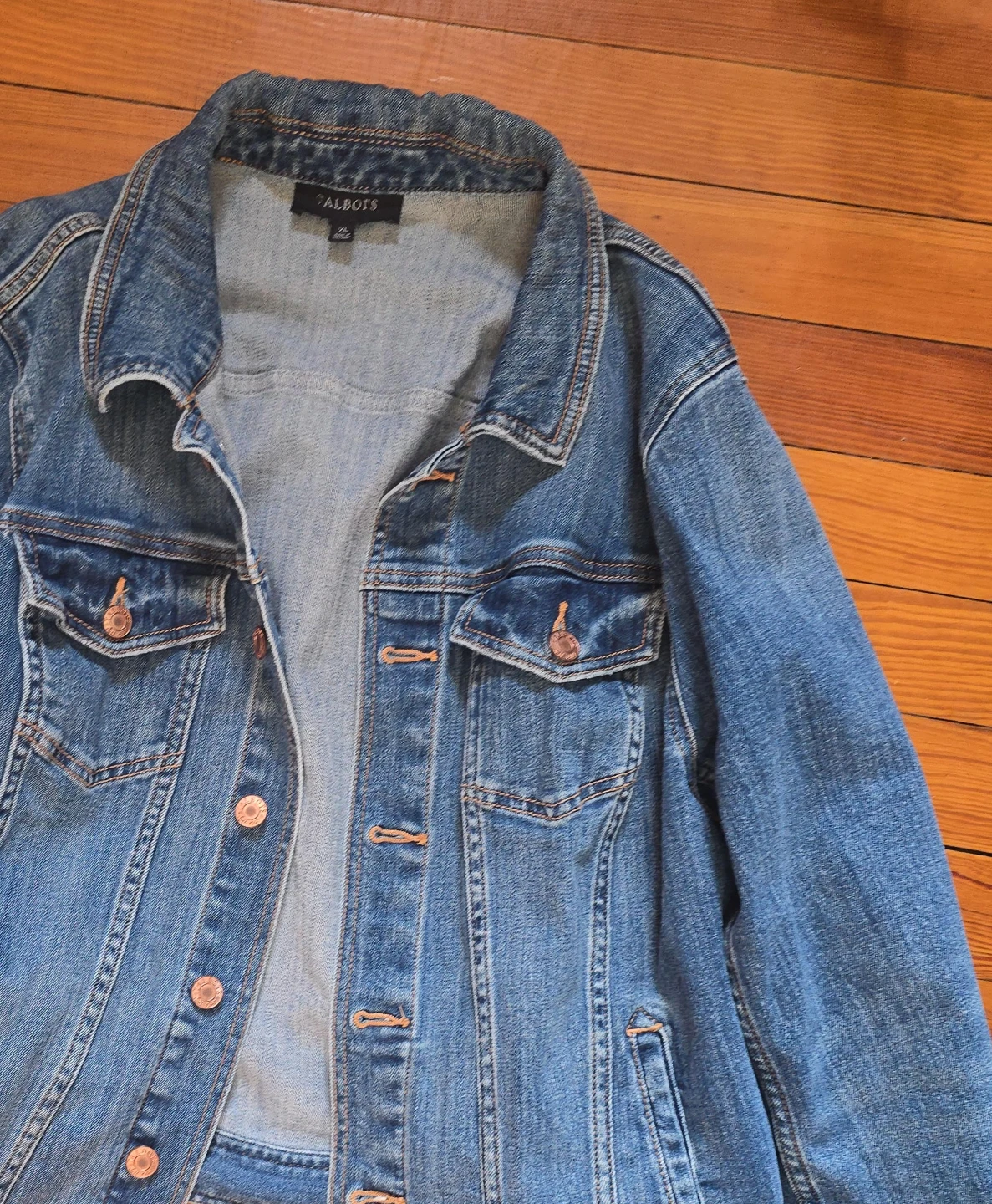 Talbots Denim Jacket XL