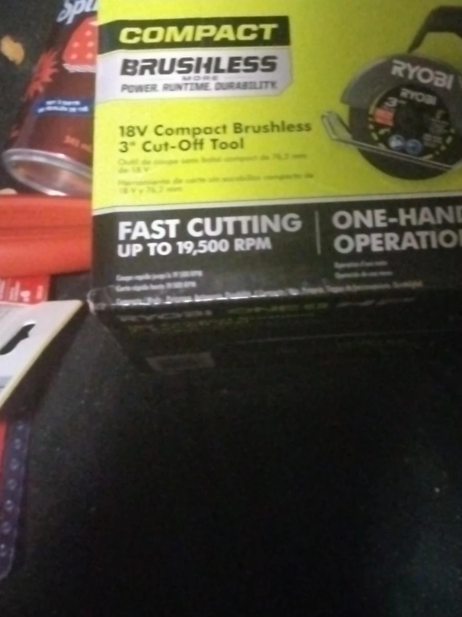 Ryobi 18V Compact Brushless 3-inch Cut-Off Tool