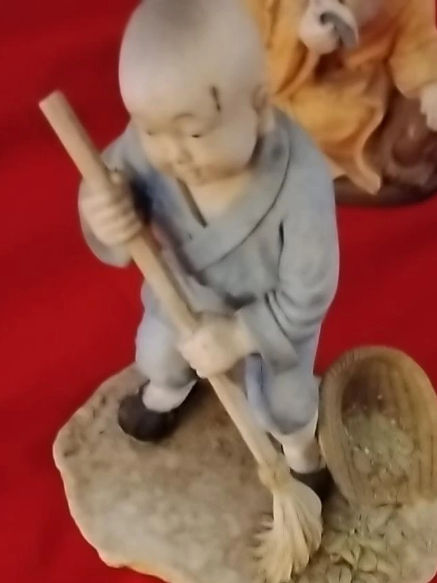 Ceramic Monk Figurine