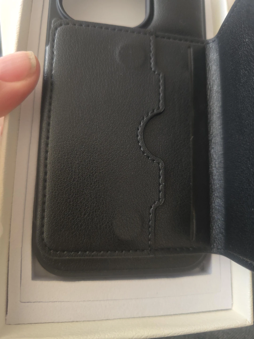 Black Leather Wallet Phone Case