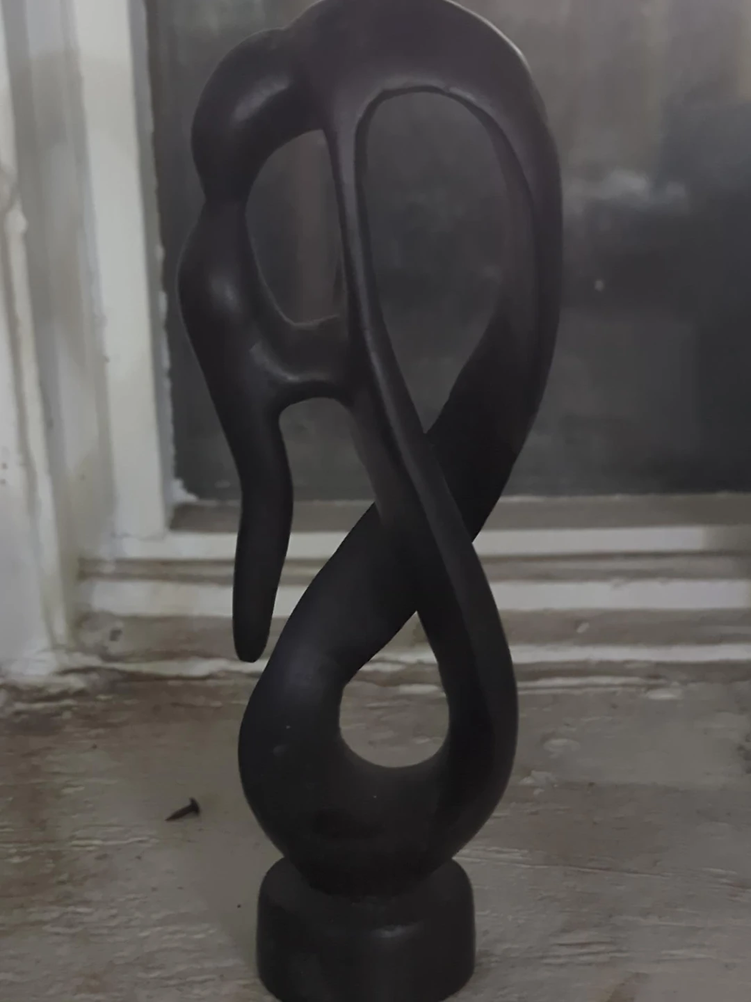 Abstract Wood Carving Sculpture