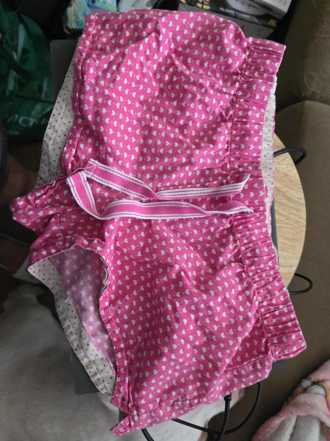 Xhilaration Pink Heart Sleepwear Shorts XS