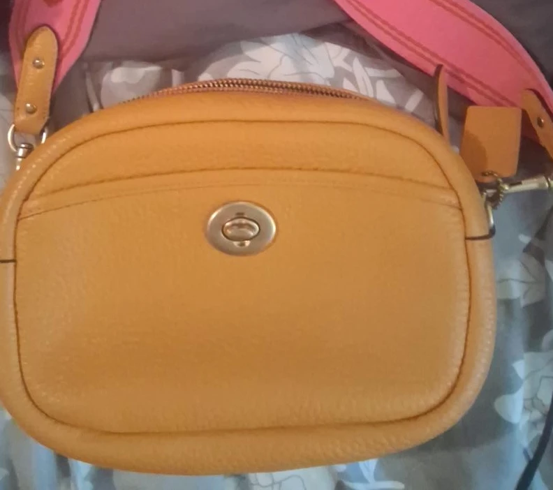 Coach Crossbody Bag Mustard Yellow