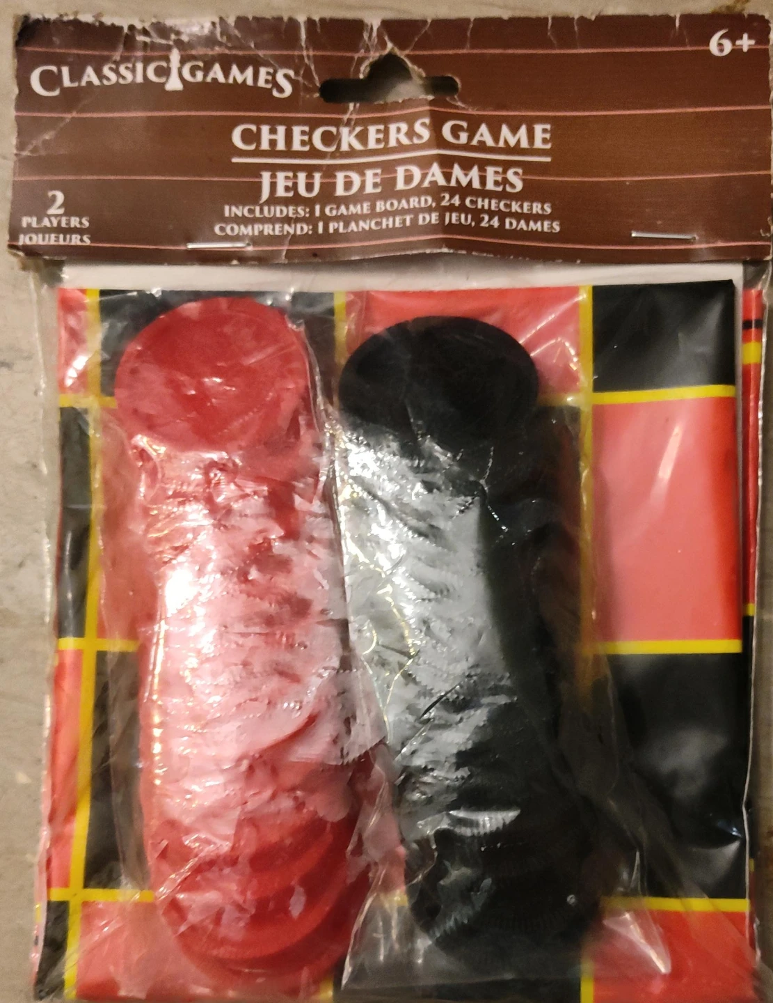 Classic Games Checkers Set