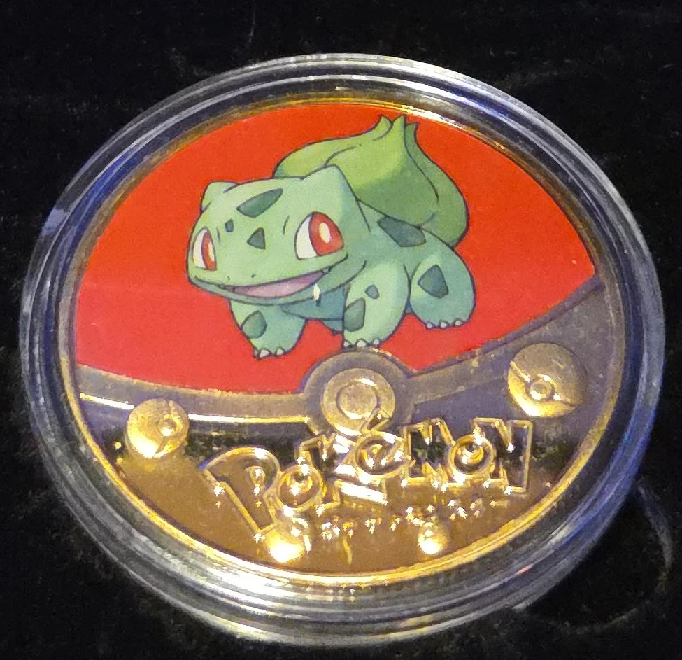 Pokemon 24K Gold Plated Collectible Coin - photo 3