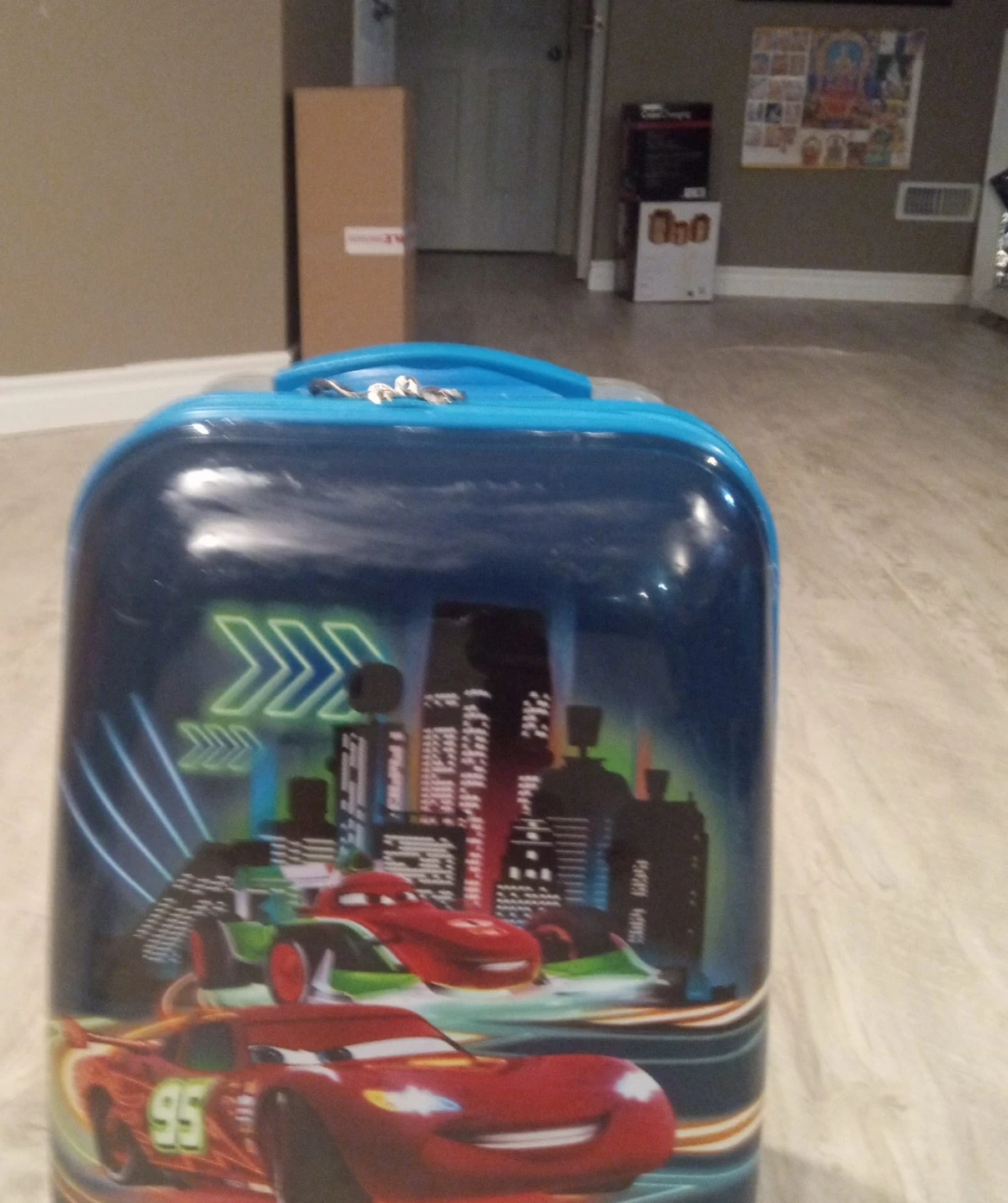 Disney Cars Lightning McQueen Kids Luggage