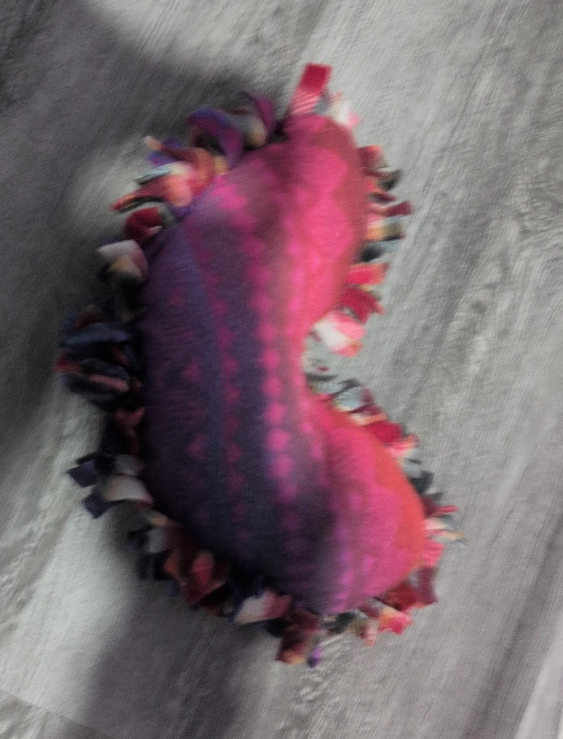Handmade Fleece Heart Pillow