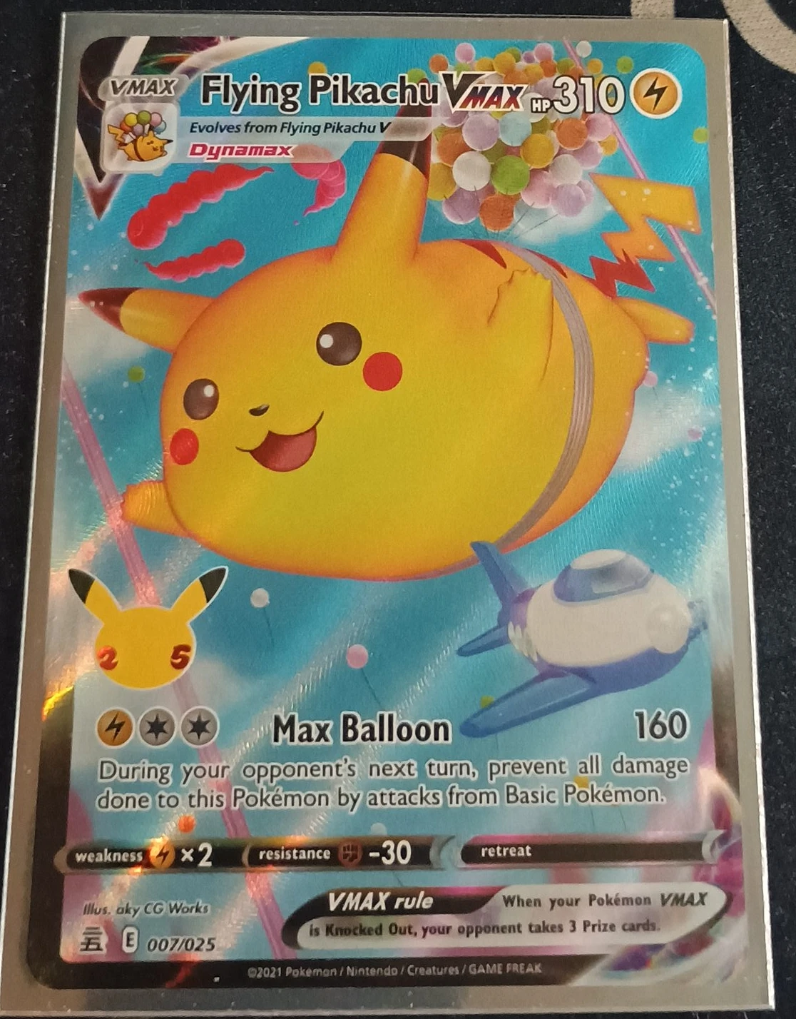 Flying Pikachu VMAX