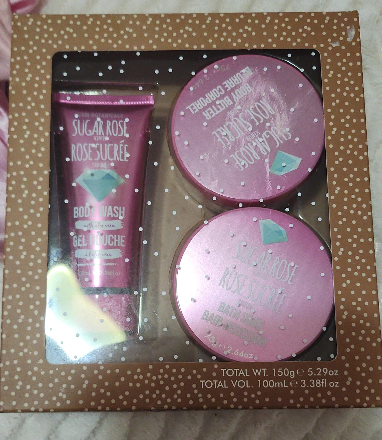 Sugar Rose Body Care Gift Set