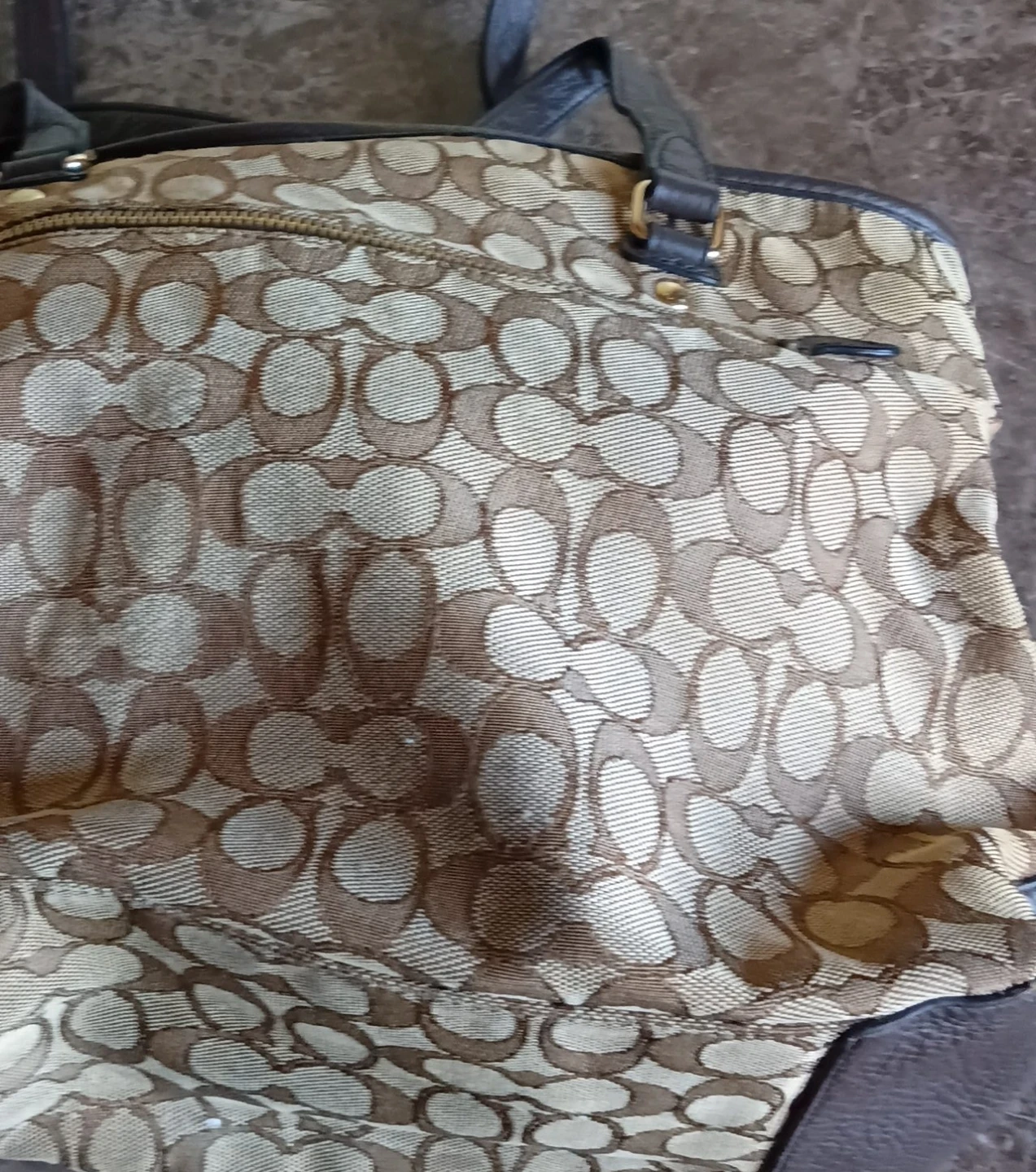 Coach Signature Canvas Tote Bag