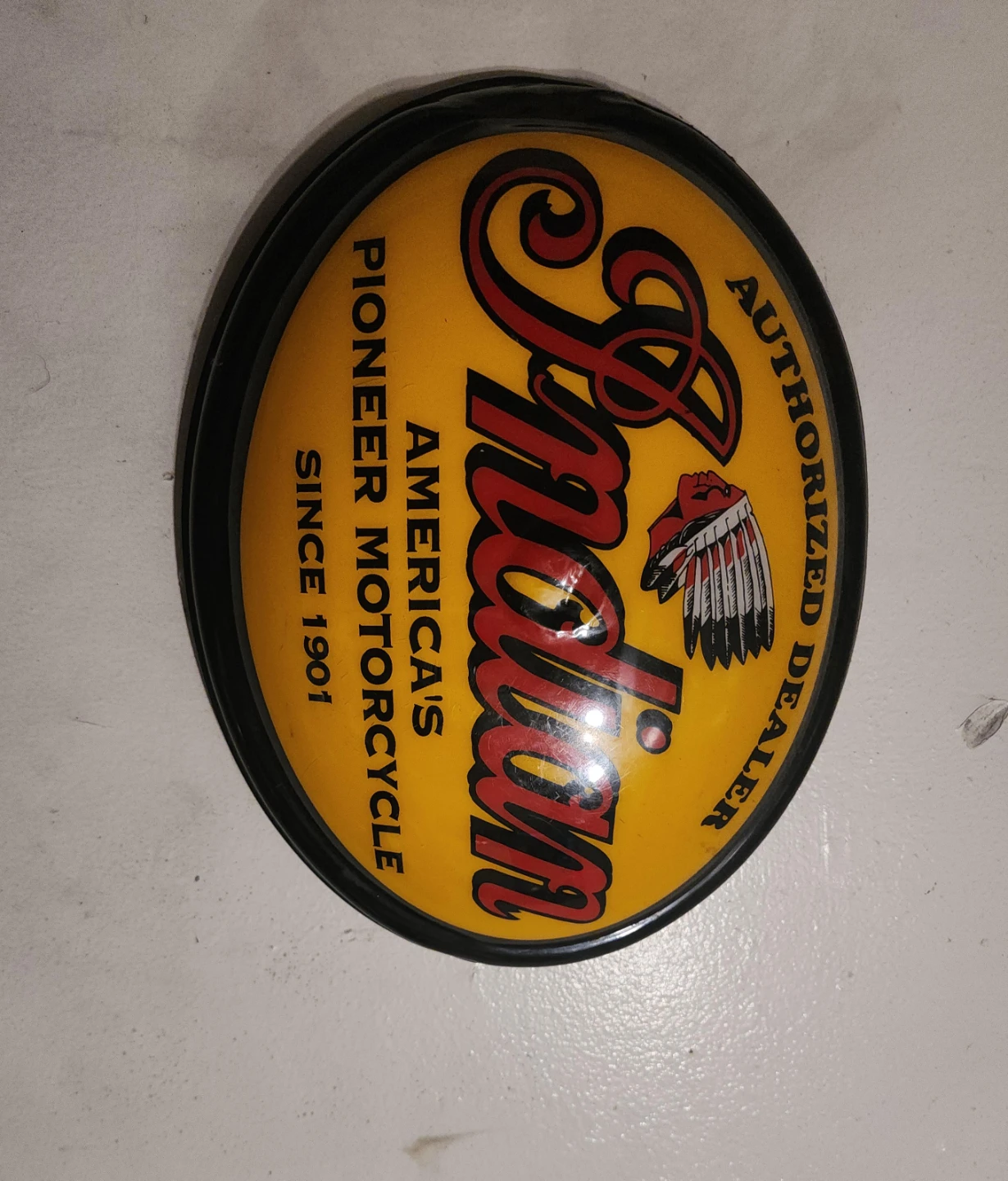 Indian Motorcycle Authorized Dealer Sign
