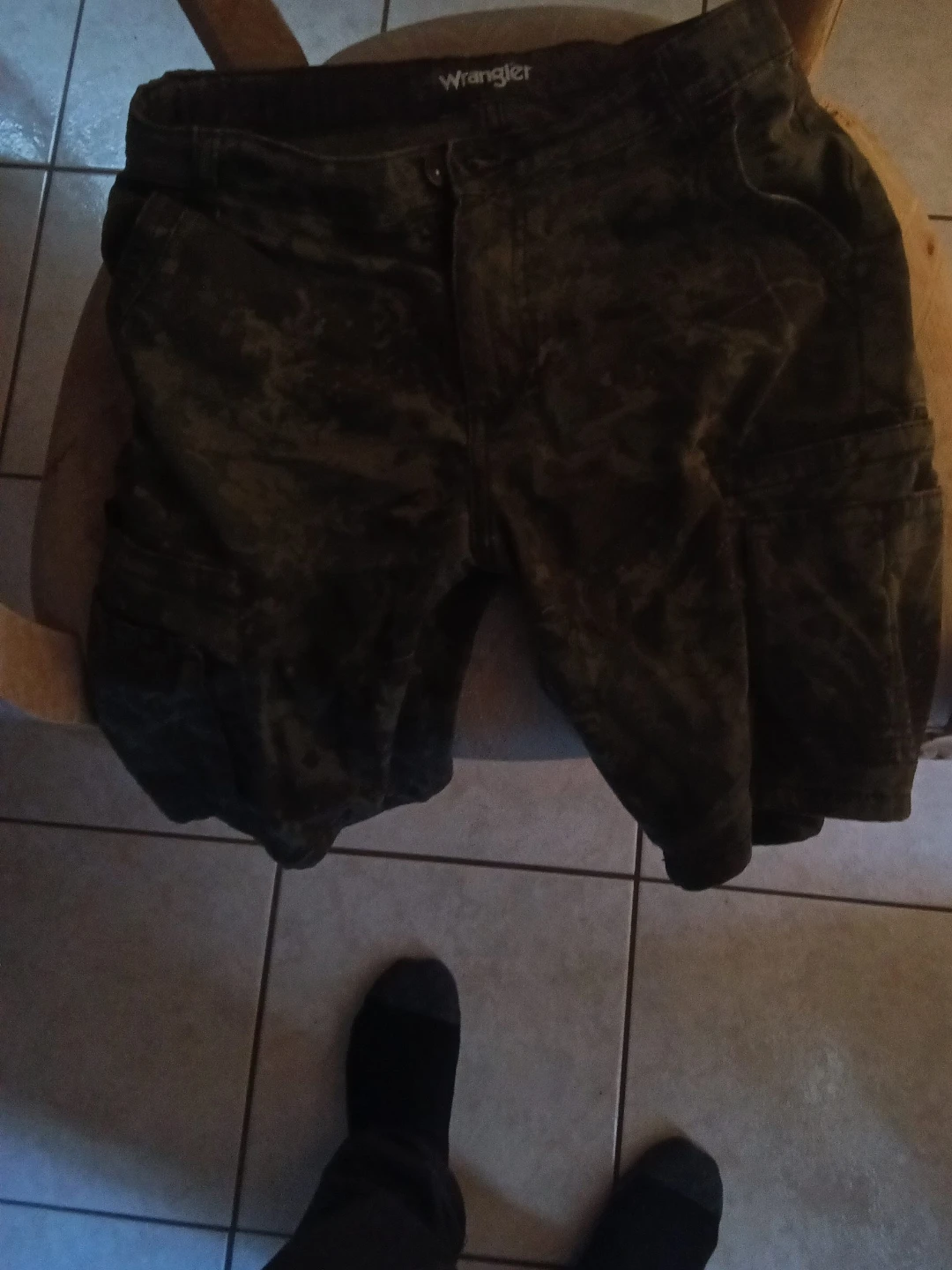 Wrangler Camouflage Cargo Shorts
