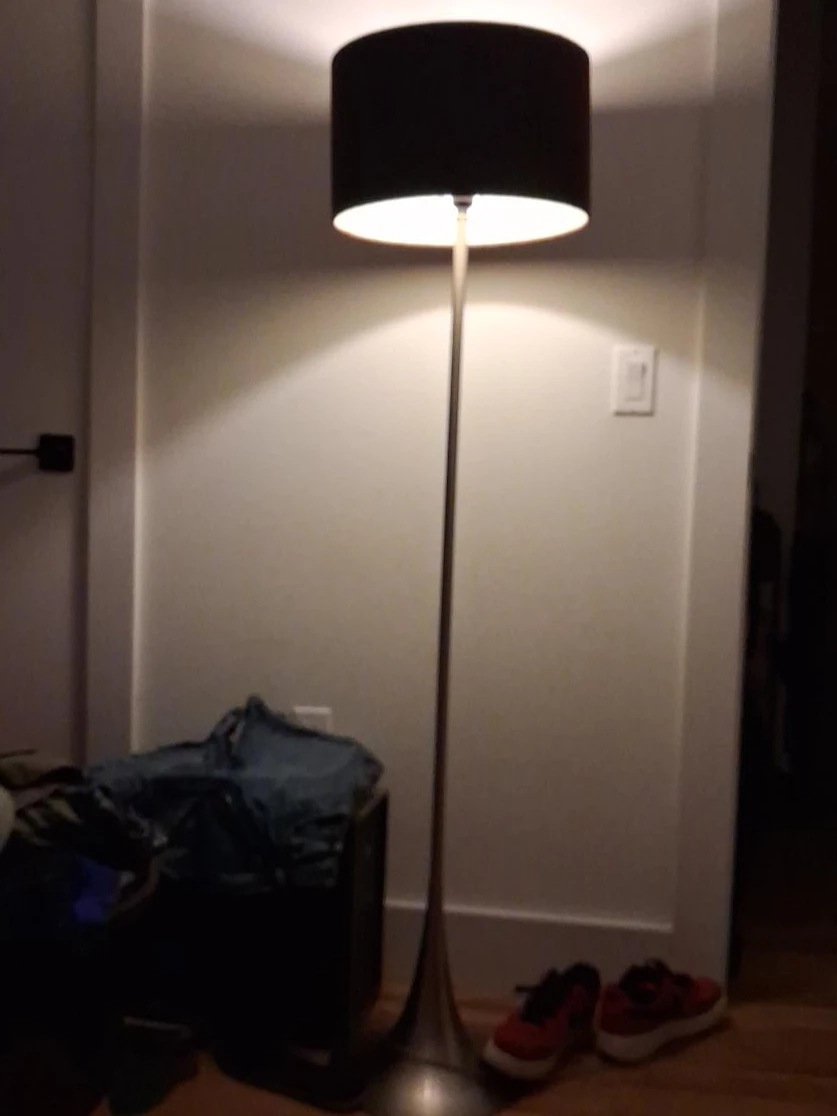 Modern Silver Floor Lamp