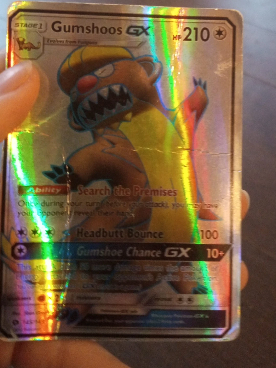 Pokemon Trading Card Gumshoos GX