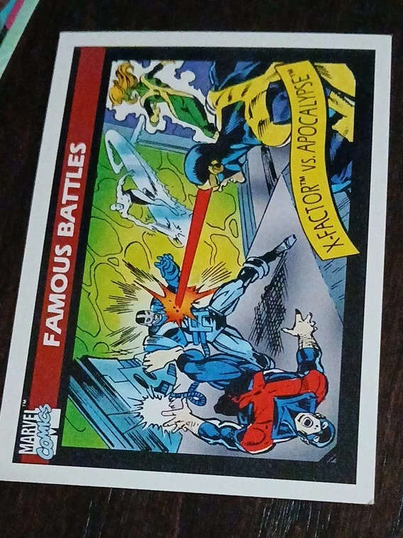 Marvel Comics Famous Battles X-Factor vs. Apocalypse Card