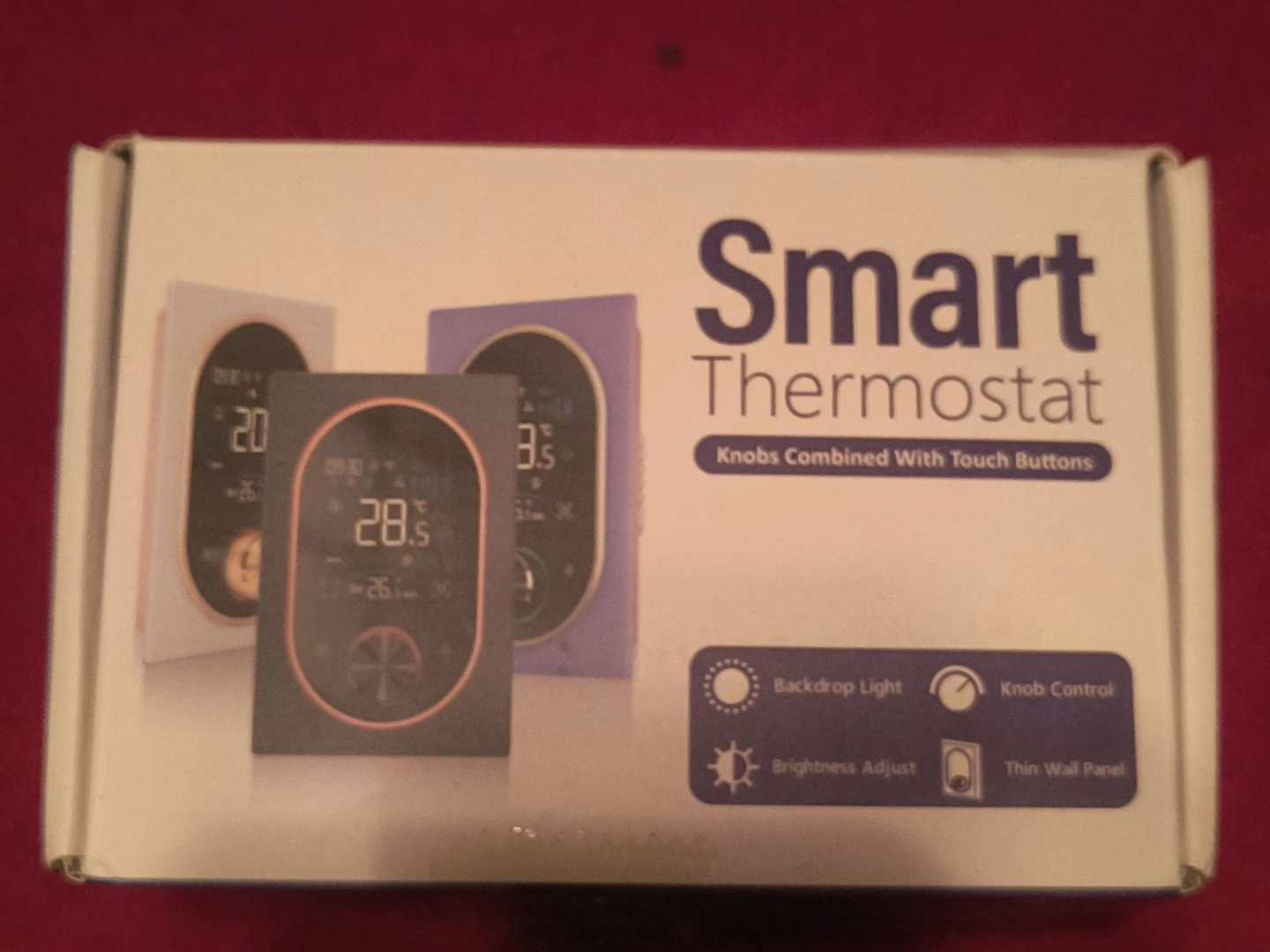 Smart Thermostat with Knob and Touch Control