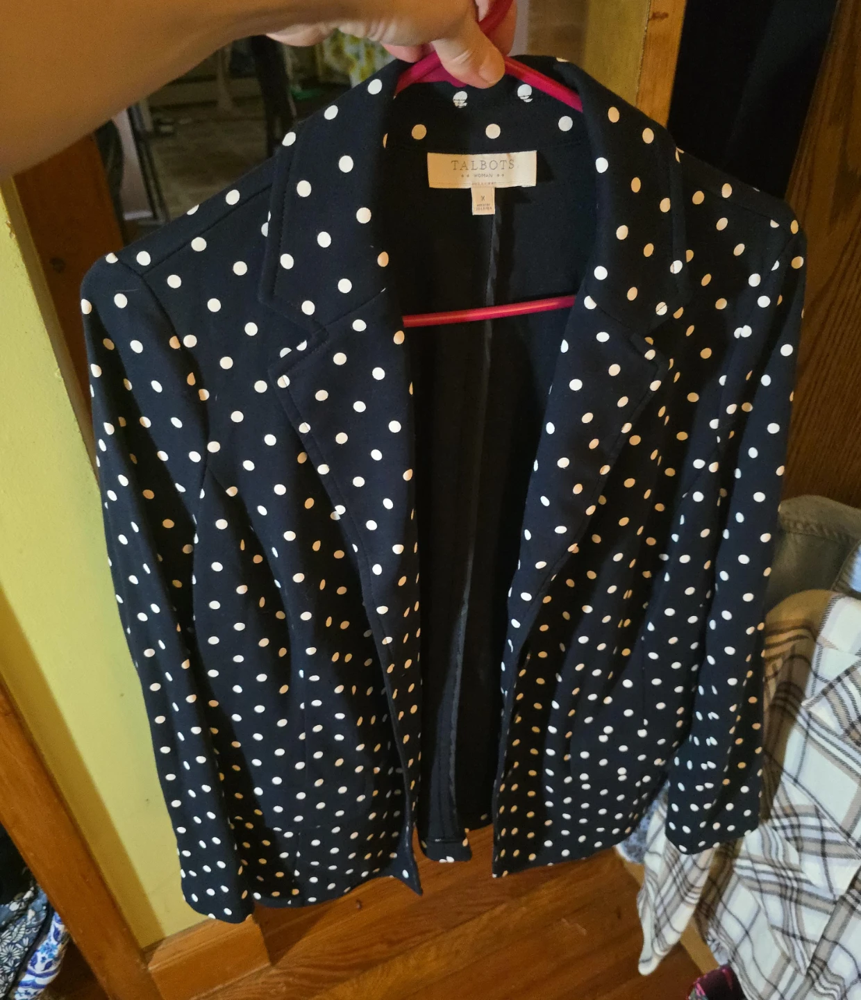 Talbots Polka Dot Blazer