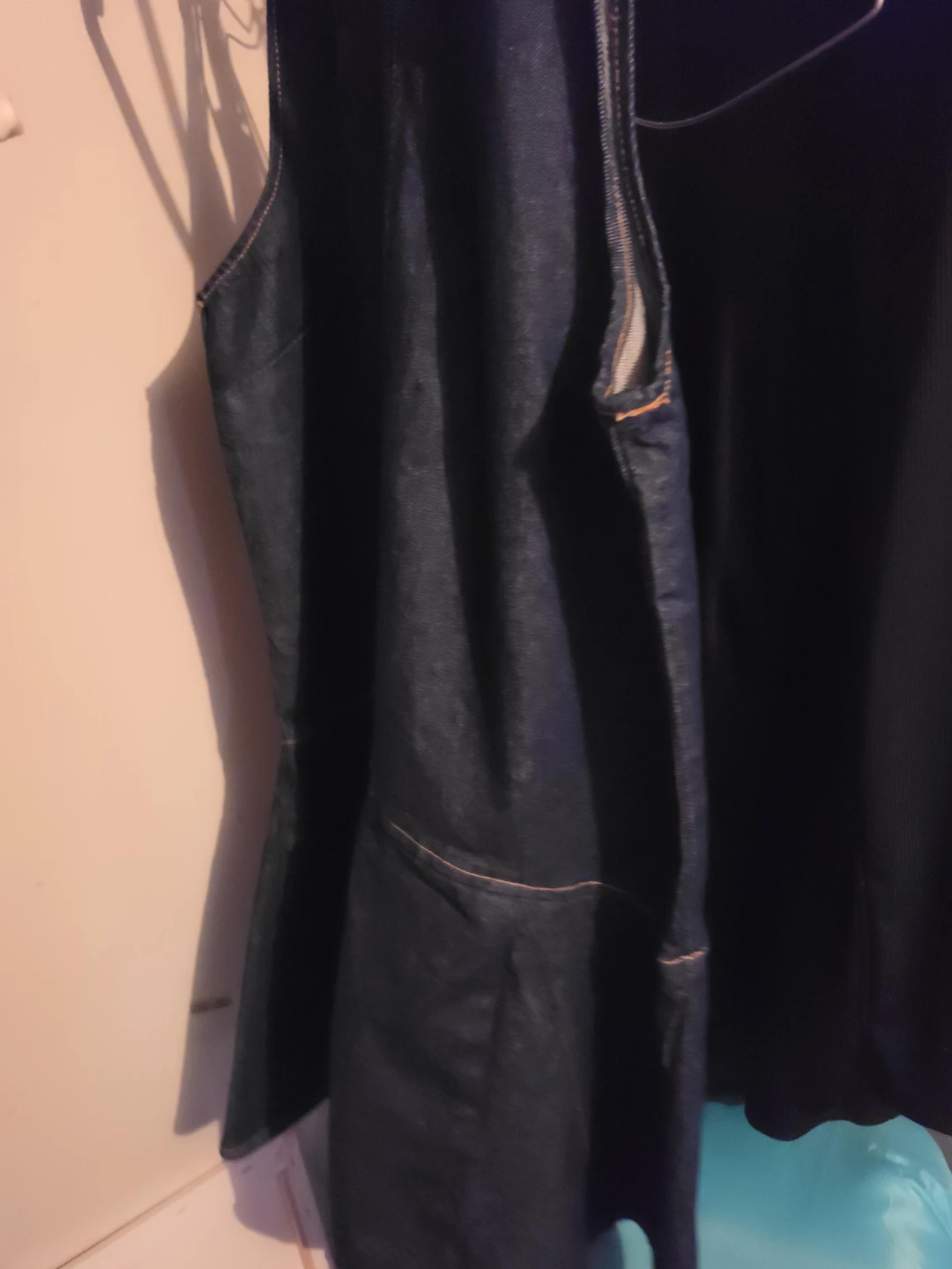 Dark Denim Pinafore Dress
