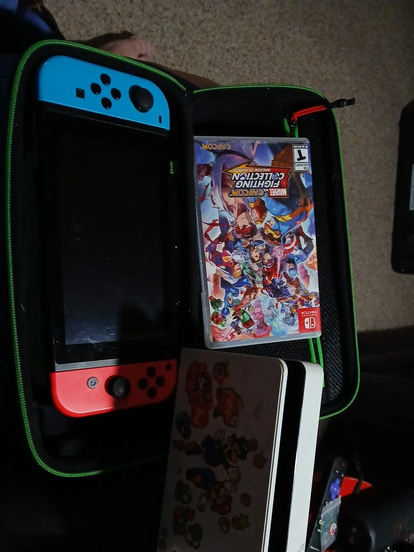 Nintendo Switch Console with Marvel vs Capcom Collection