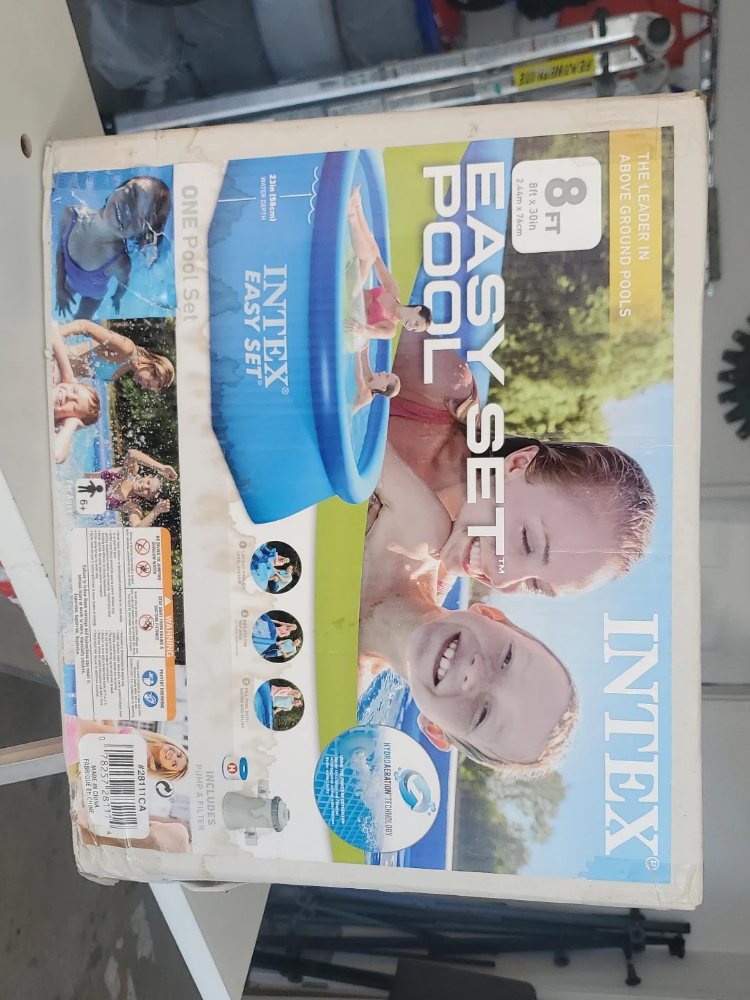 Intex Easy Set Above Ground Pool 8ft x 24in