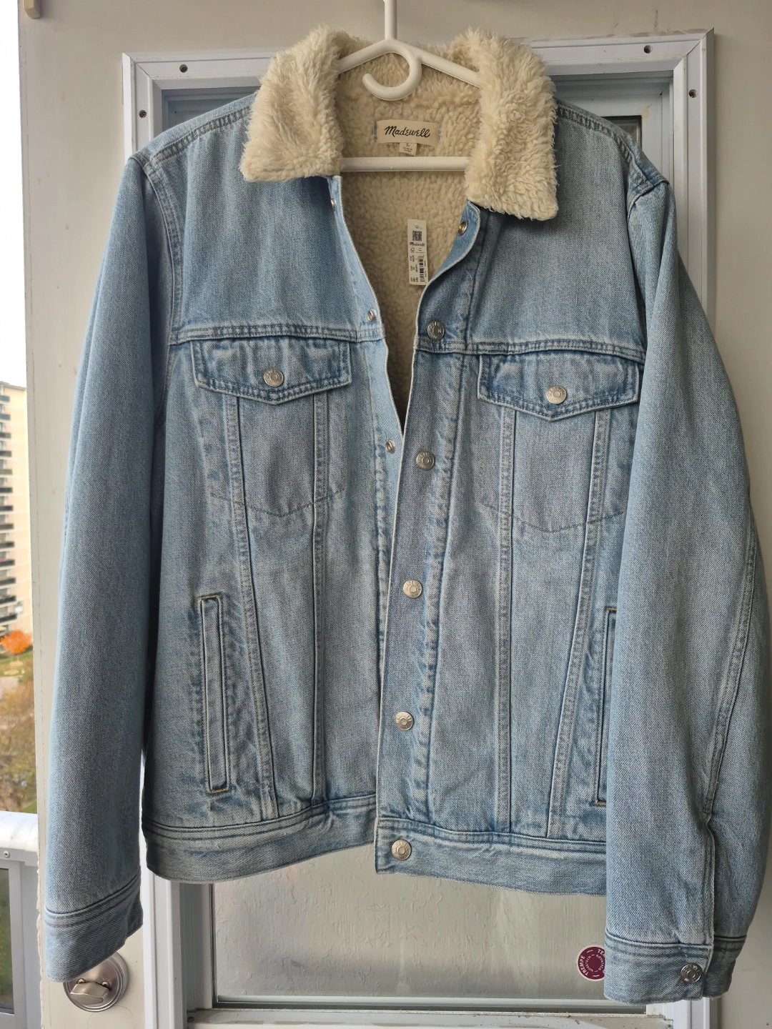 Madewell Sherpa-Lined Denim Jacket