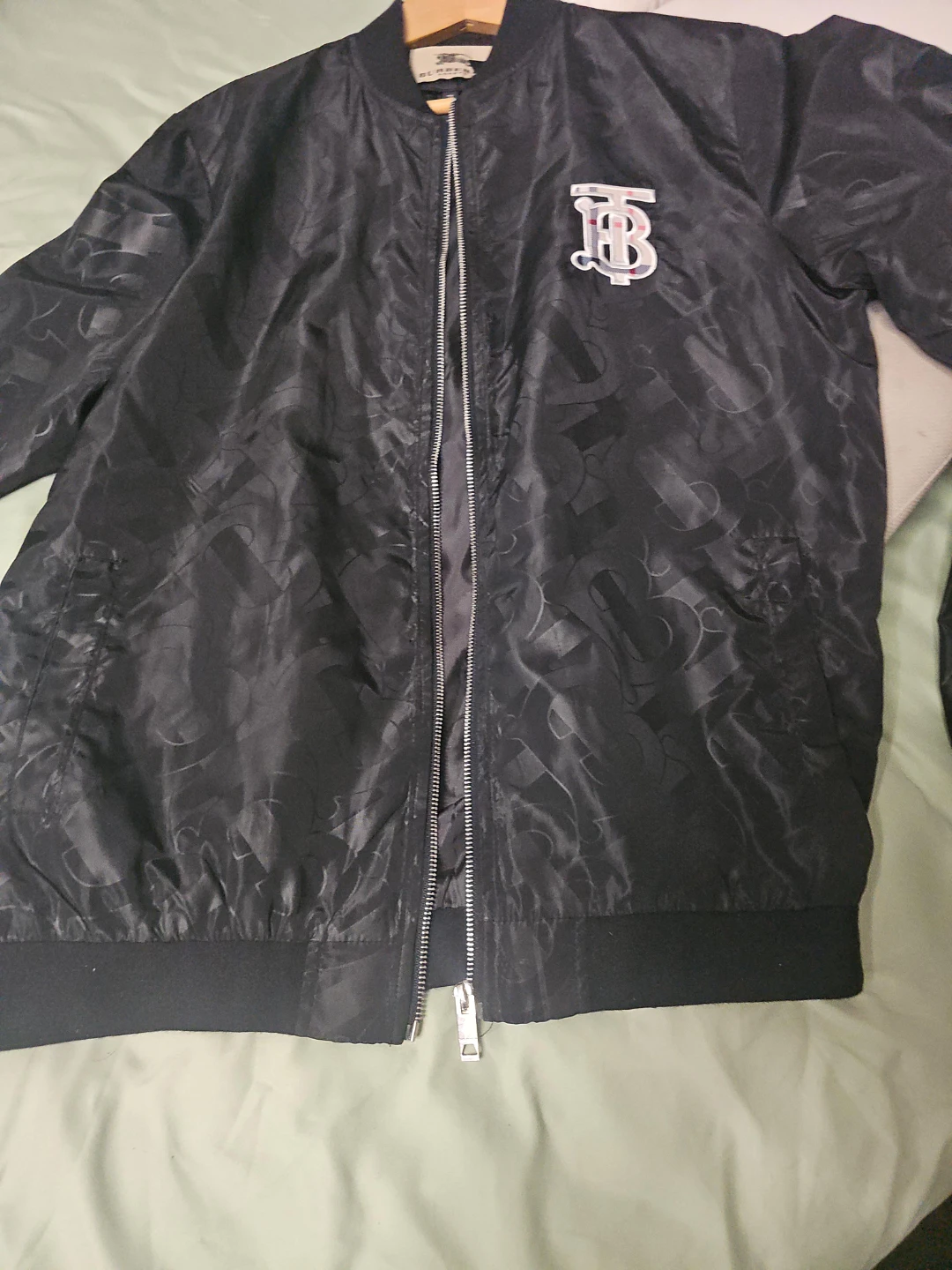 Men's Burberry nylon monogram jacket