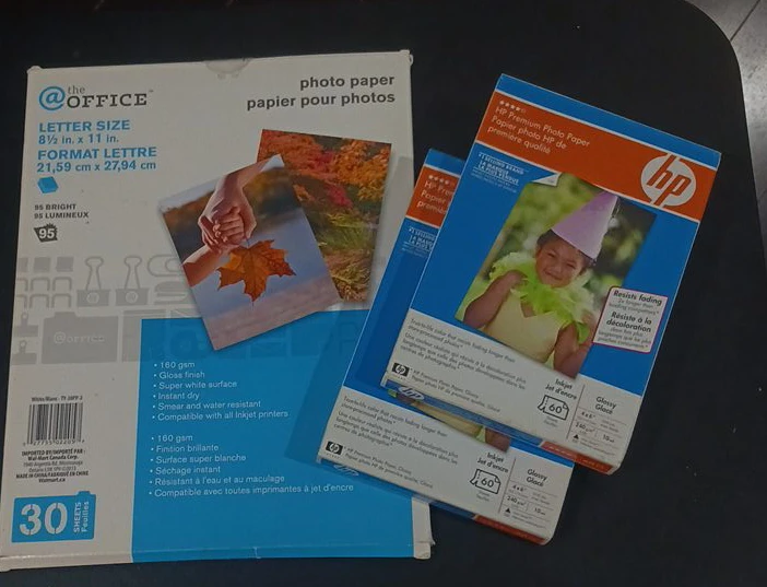 Assorted Photo Paper Bundle