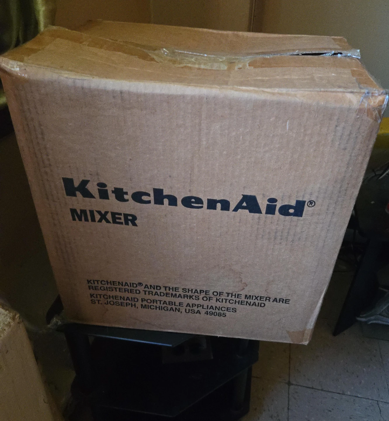 KitchenAid Mixer in Box