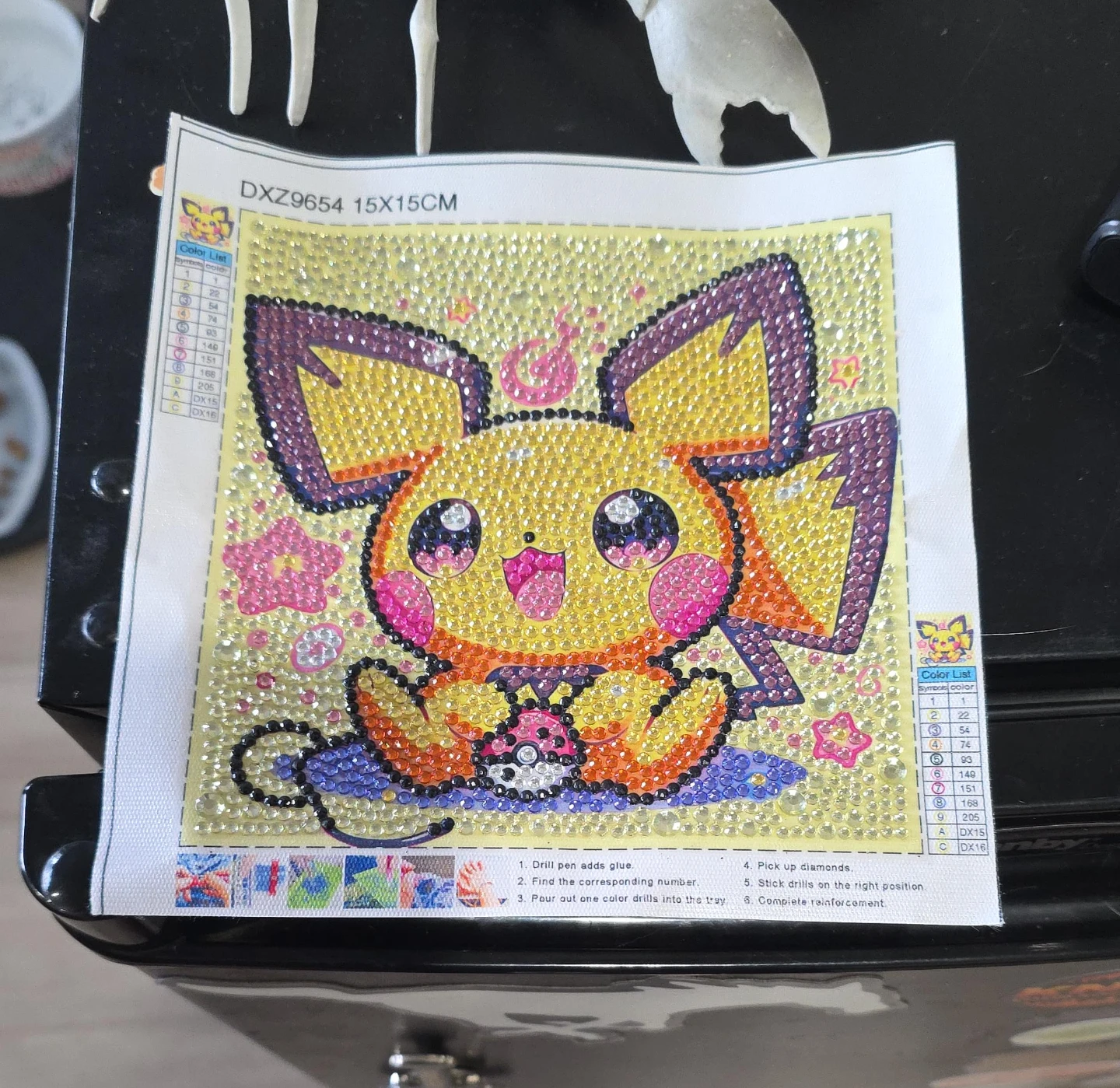 Pikachu Diamond Painting Craft