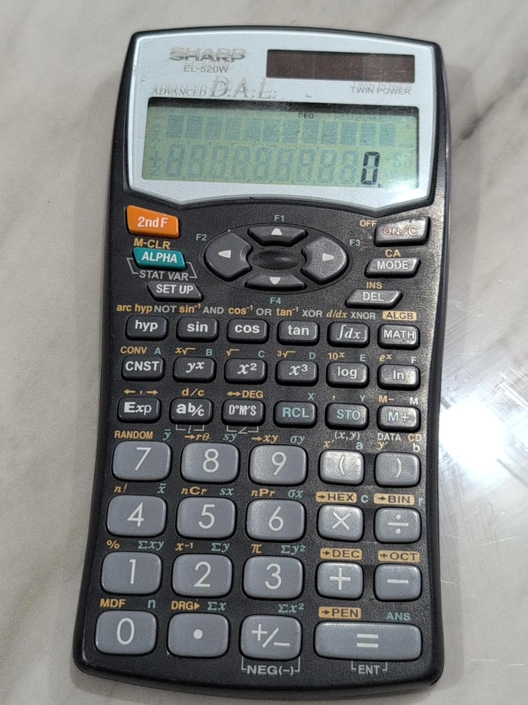 Sharp EL-520W Scientific Calculator