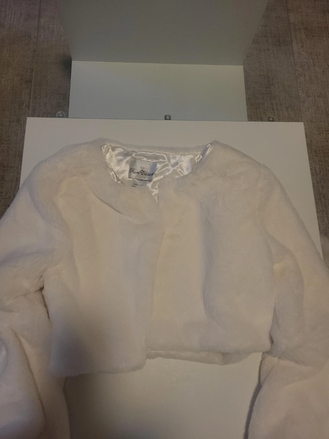 Rare Editions Faux Fur Bolero