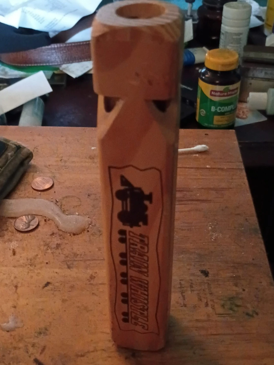 Wooden Train Whistle