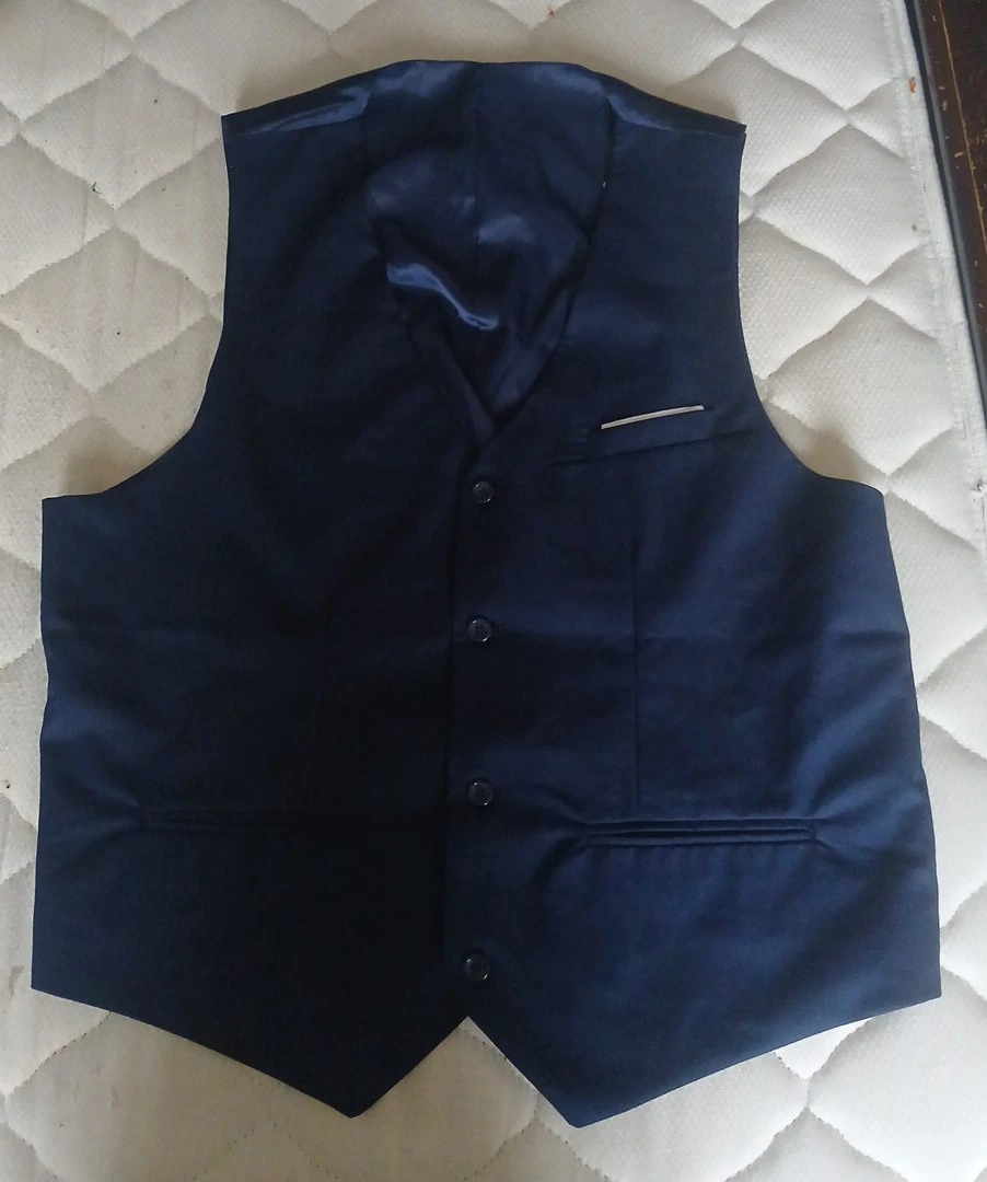 Navy Blue Men's Vest