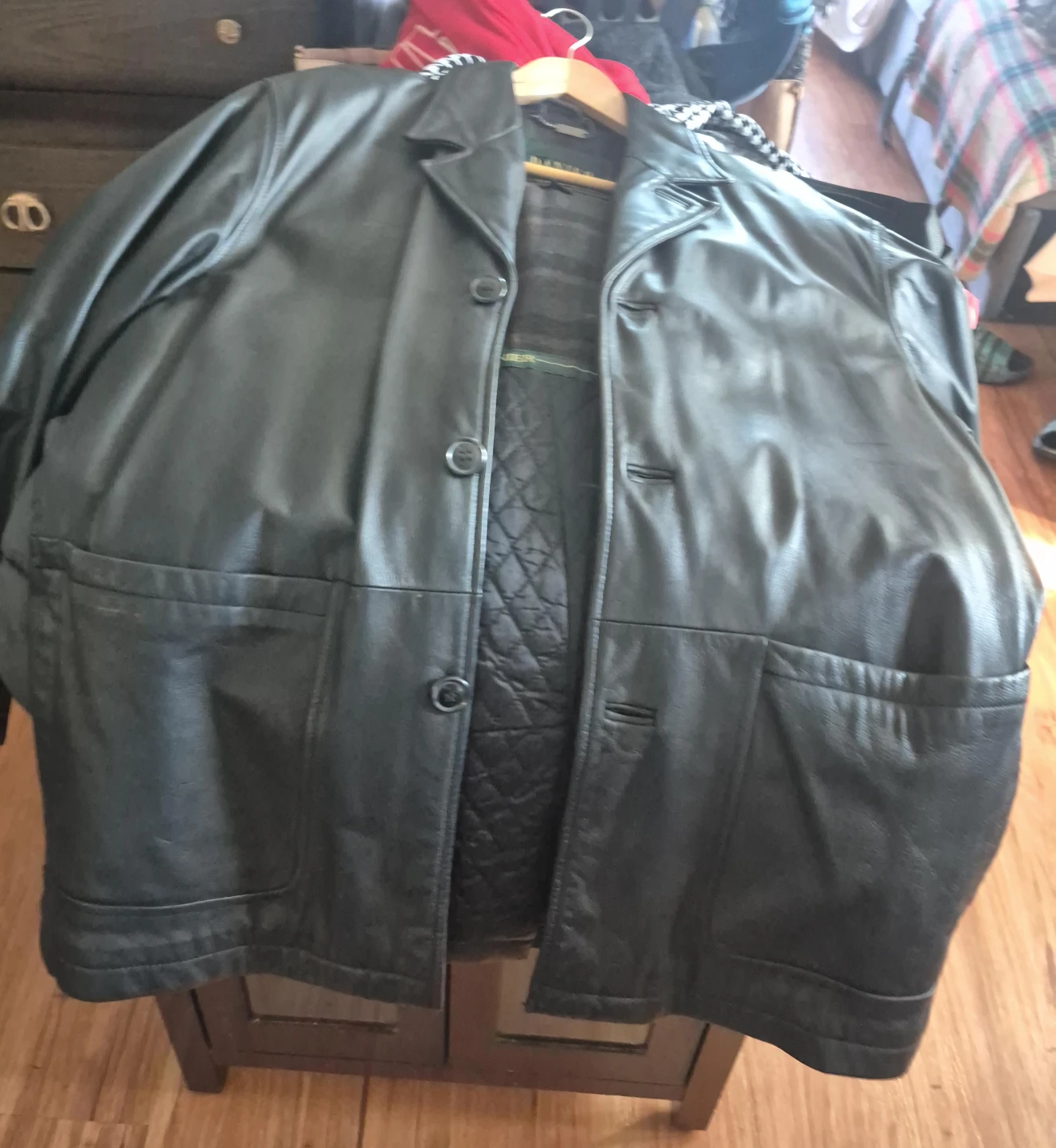 Danier Men's Black Leather Jacket