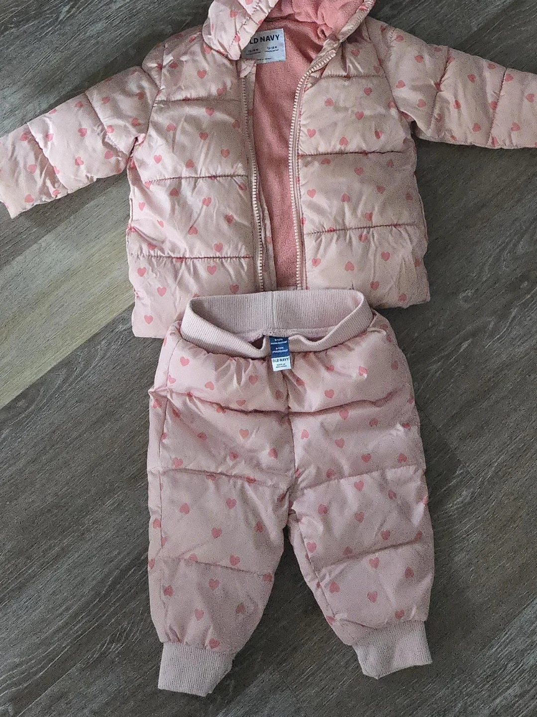 Old Navy Baby Puffer Jacket and Pants Set