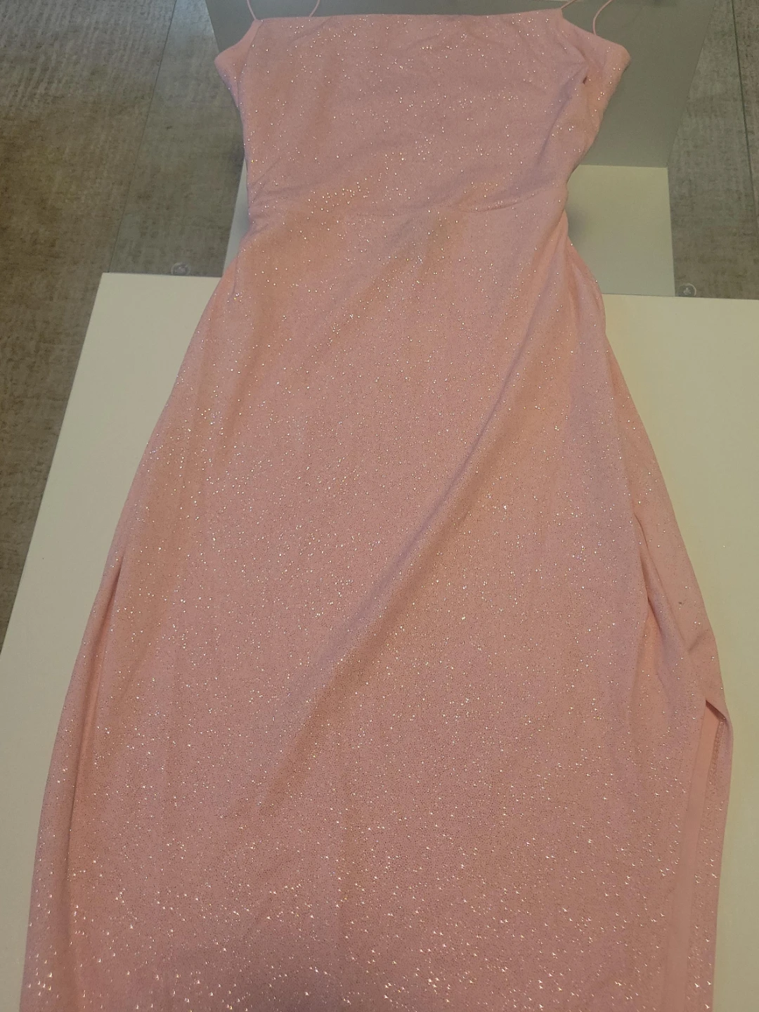 Windsor Pink Glitter Maxi Dress
