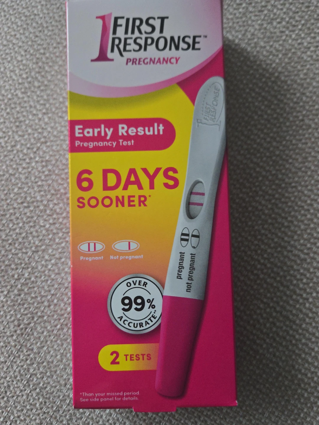 First Response Early Result Pregnancy Test