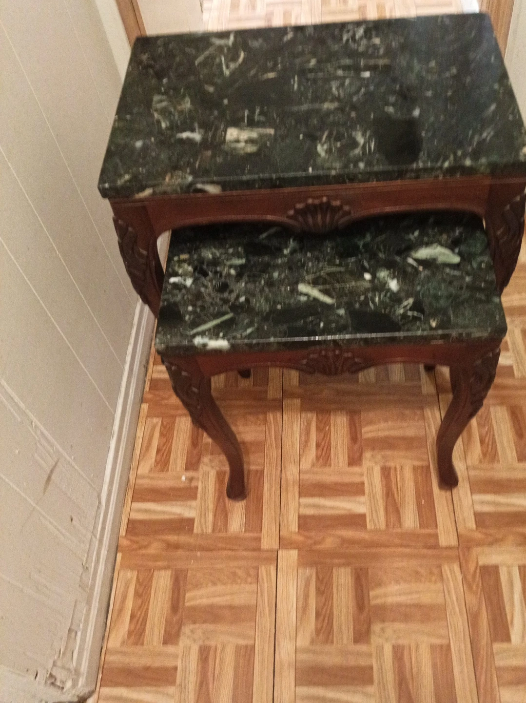 Marble Top Nesting Tables