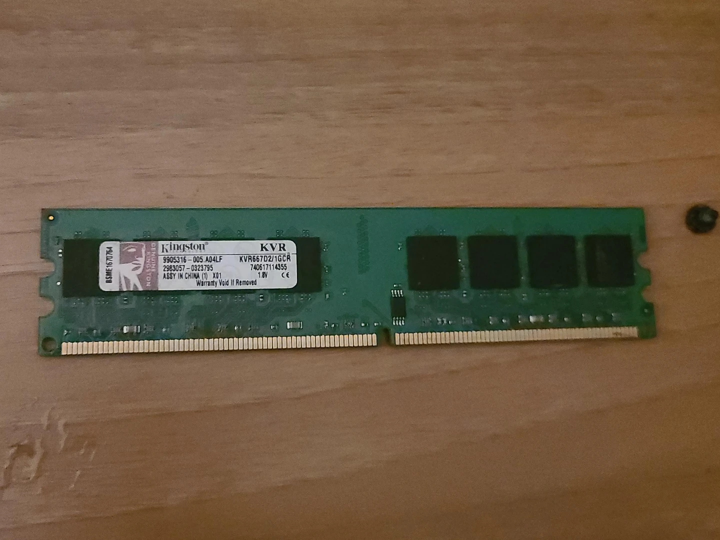 Kingston 1GB DDR2 RAM Stick