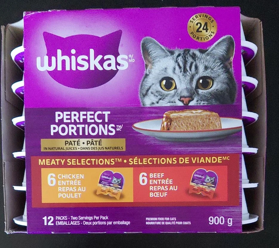 Whiskas Perfect Portions Meaty Selections 12-Pack